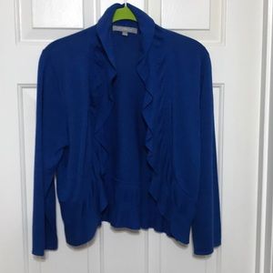 NY Collection Long-sleeve cropped cardigan